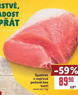 Billa špalíček z vepřové pečeně bez kosti cena za nabídka