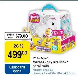 Tesco Pets Alive herní sada, Mama&Baby Králíček nabídka