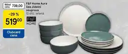 Tesco F&F Home Aura Sea Jídelní souprava, 12 dílů, zelená nabídka
