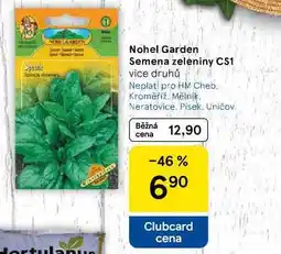 Tesco Nohel Garden Semena zeleniny CS1, vice druhů nabídka