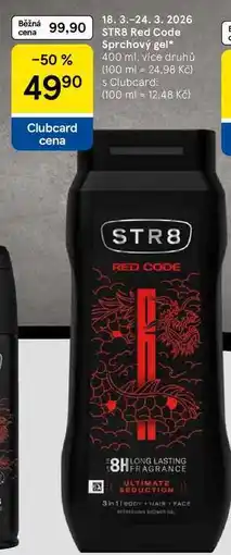 Tesco STR8 Red Code Sprchový gel, 400 ml, více druhů nabídka