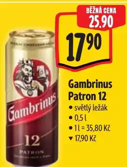 Albert Gambrinus Patron 12 nabídka
