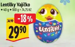 Albert Lentilky Vajíčko nabídka