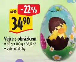 Albert Vejce s obrázkem nabídka