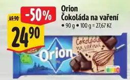 Albert Orion čokoláda na vaření nabídka