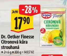 Albert Dr. Oetker Finesse Citronová kůra strouhaná nabídka