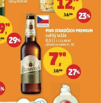 Penny Market Pivo staročech premium nabídka