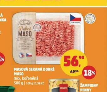 Penny Market Masová sekaná mix kořeněná nabídka