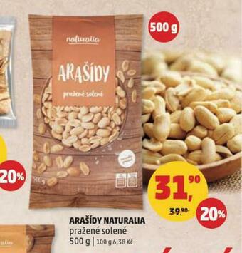 Penny Market Arašídy naturalia nabídka