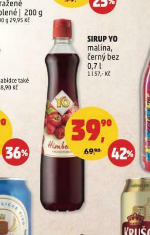 Penny Market Sirup yo nabídka