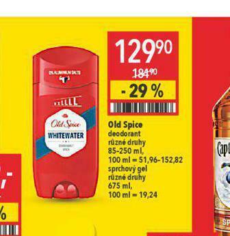 Globus Old spice deodorant nabídka