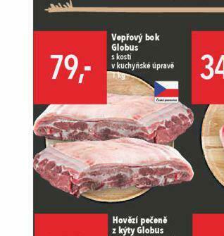 Globus Vepřový bok s kostí nabídka