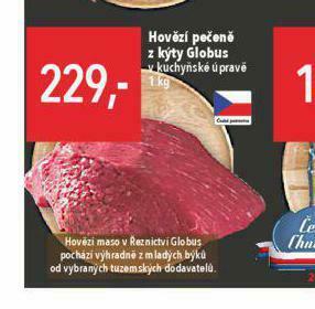 Globus Hovězí pečeně z kýty nabídka