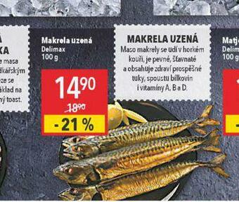 Globus Makrela uzená nabídka