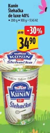 Albert Kunín Šlehačka de luxe 40% nabídka