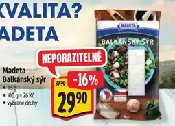 Albert Madeta Balkánský sýr nabídka
