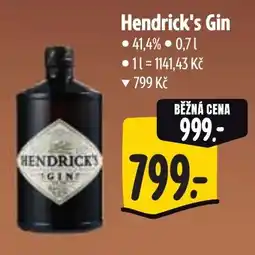 Albert Hendrick's Gin nabídka