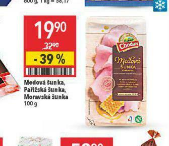 Globus Medová šunka nabídka