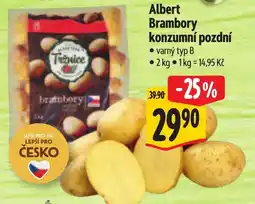 Albert Albert Brambory konzumní pozdní nabídka