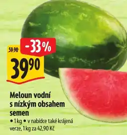 Albert Meloun vodní s nízkým obsahem semen nabídka