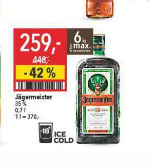Globus Jägermeister nabídka