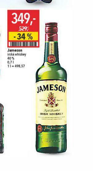 Globus Jameson irská whiskey nabídka