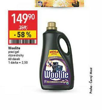 Globus Woolite prací gel nabídka