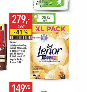 Globus Lenor prací prostředek nabídka