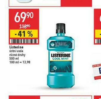Globus Listerine ústní voda nabídka