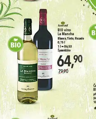 Globus Bio víno la mancha nabídka