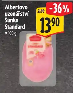 Albert Albertovo uzenářství Šunka Standard nabídka