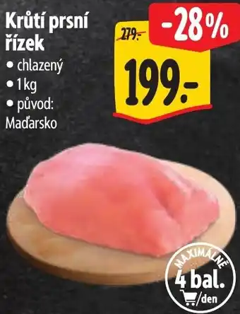 Albert Krůtí prsní řízek nabídka