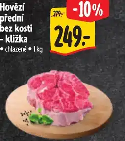 Albert Hovězí přední bez kosti - kližka nabídka