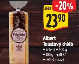 Albert Albert Toustový chléb nabídka