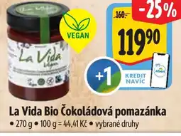 Albert La Vida Bio Čokoládová pomazánka nabídka