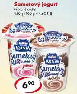 CBA Sametový jogurt nabídka