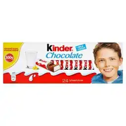 Tamda Foods Kinder Chocolate tyčinky z mléčné čokolády s mléčnou náplní 300g nabídka
