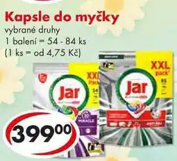 CBA Kapsle do myčky, 54-84 ks nabídka