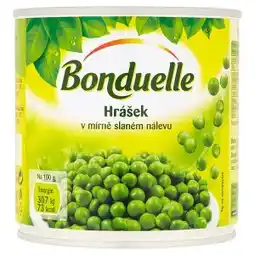 CBA Bonduelle Hrášek v mírně slaném nálevu nabídka
