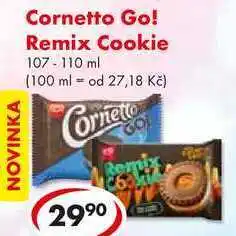 CBA NOVINKA Cornetto Go! Remix Cookie nabídka