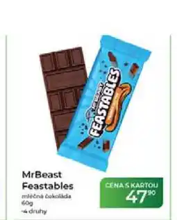 Tamda Foods MrBeast Feastables mléčná čokoláda nabídka