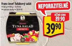 Albert Franz Josef Tuňákový salát nabídka