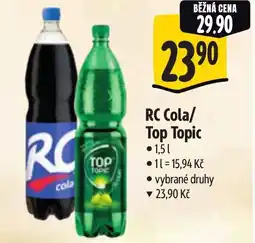Albert RC Cola/ Top Topic nabídka