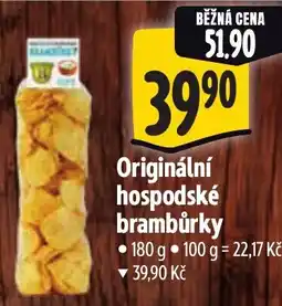 Albert Originální hospodské brambůrky nabídka