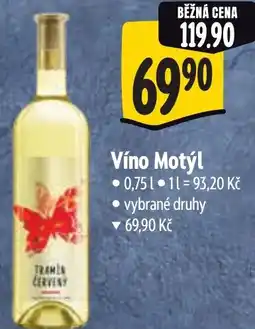 Albert Víno Motýl nabídka