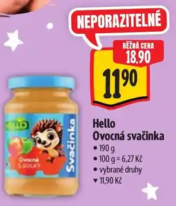 Albert Hello Ovocná svačinka nabídka