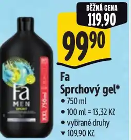 Albert Fa Sprchový gel nabídka