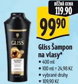 Albert Gliss Šampon na vlasy nabídka