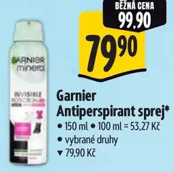 Albert Garnier Antiperspirant sprej nabídka