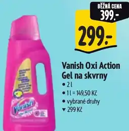 Albert Vanish Oxi Action Gel na skvrny nabídka